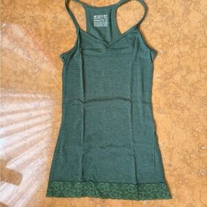 Mossimo Supply Co. Olive Racerback Tank